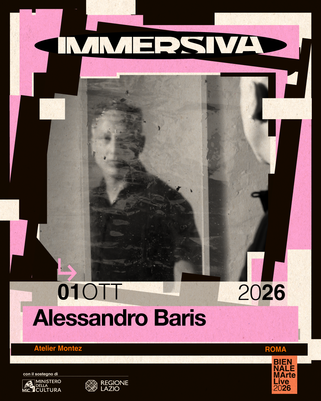 Alessandro Baris a Immersiva, 1 ottobre 2026, Atelier Montez.